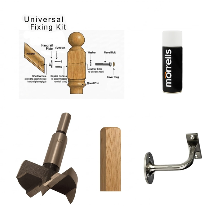 Oak Lacquered Finish Fixtures & Accessories